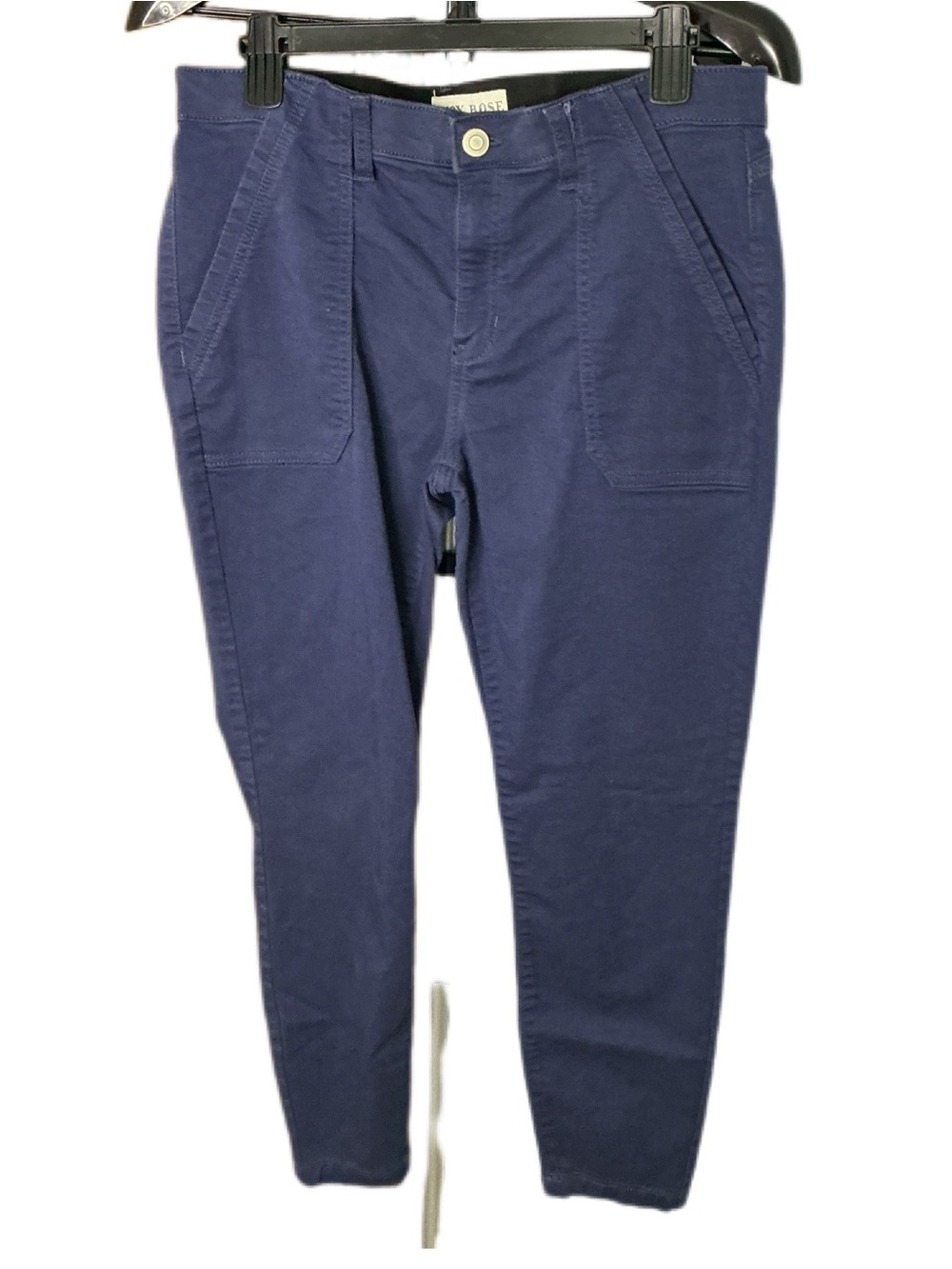 Knox Rose Navy Blue Skinny Utility Pants